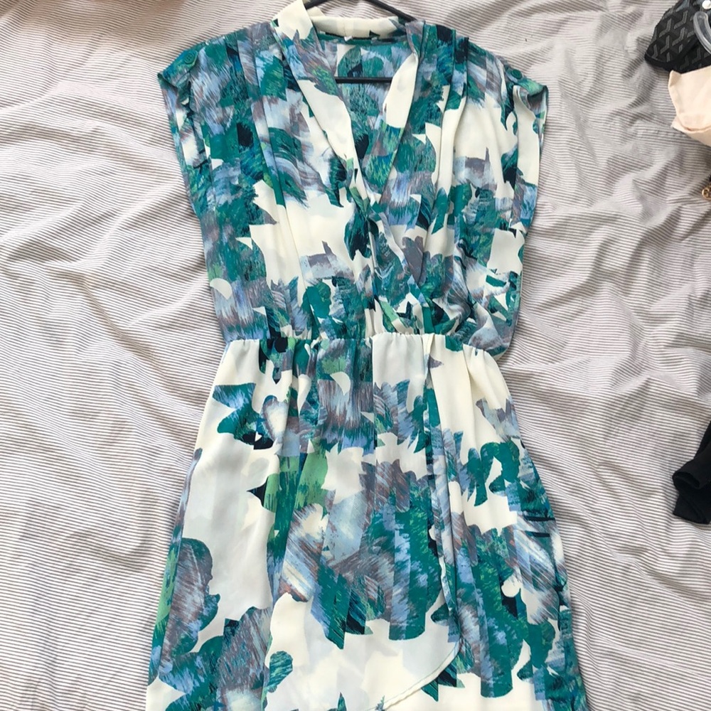 Floral wrap dress